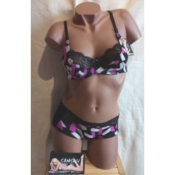 Ensemble Lingerie J810828 Fuschia