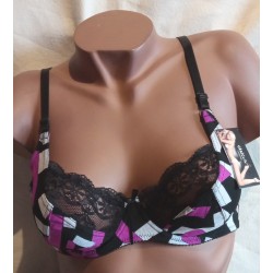 Ensemble Lingerie J810828 Fuschia