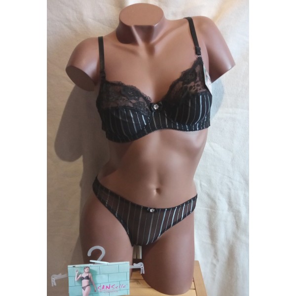 Ensemble Lingerie J89506 Noir Ensemble Lingerie J89506 Noir