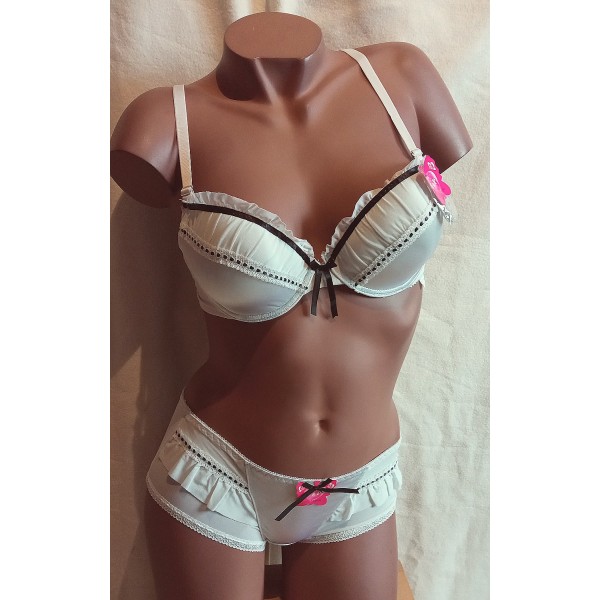 Ensemble Lingerie B1103 Gris Ensemble Lingerie B1103 Gris