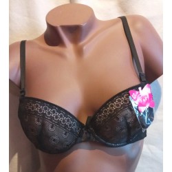 Ensemble noir avec string