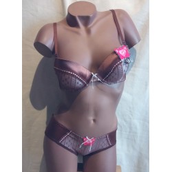 Ensemble Soutien Gorge C1057 Chocolat