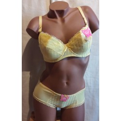 Ensemble avec shorty 896 Jaune