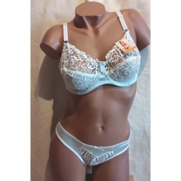 Ensemble avec string 39826 Bleu clair Ensemble avec string 39826 Bleu clair