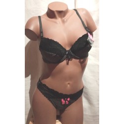 Ensemble Soutien Gorge C3880 Noir