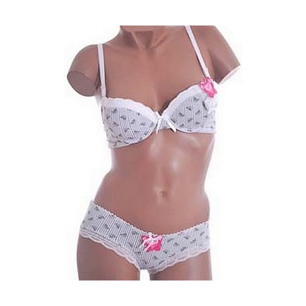 Ensemble Soutien Gorge B8120 Blanc Ensemble Soutien Gorge B8120 Blanc