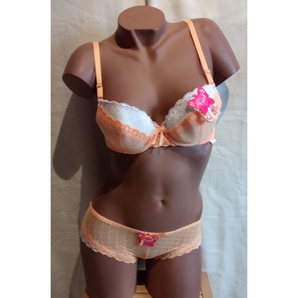 Ensemble avec shorty B2867 Orange Ensemble avec shorty B2867 Orange