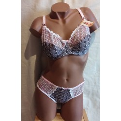 Ensemble soutien gorge Rose
