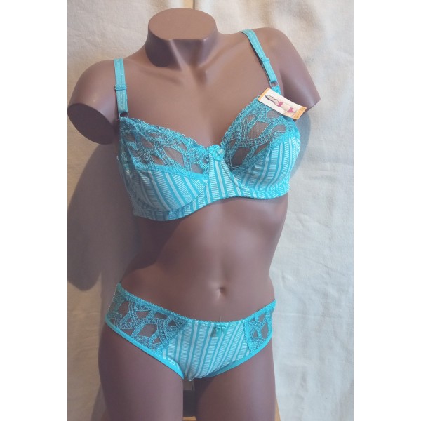 Ensemble avec culotte 21915 Turquoise Ensemble avec culotte 21915 Turquoise