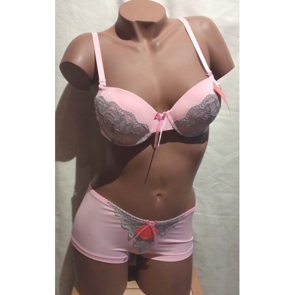 Ensemble avec shorty 9229 Rose Ensemble avec shorty 9229 Rose