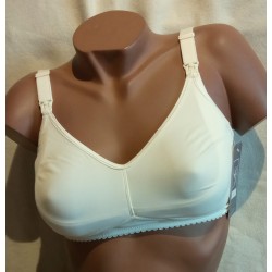 Soutien-gorge d'allaitement Ecru 528 sans armature Gaia Lingerie