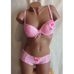 Ensemble Soutien Gorge B1006 Rose
