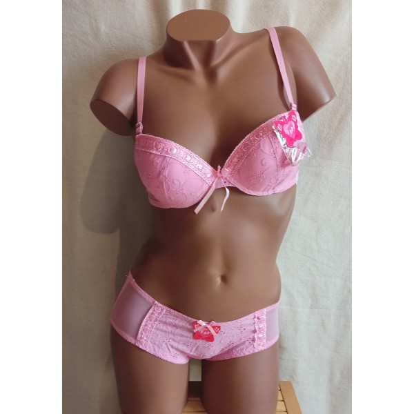 Ensemble Soutien Gorge B1006 Rose Ensemble Soutien Gorge B1006 Rose