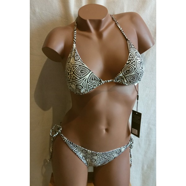 Maillot de bain 2 pièces 21218 Beige-Noir Maillot de bain 2 pièces 21218 Beige-Noir