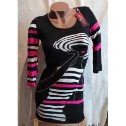 Robe courte CR-3535 Chilirose Fuschia