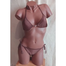 Maillot de bain 3 pièces Eros Chocolat