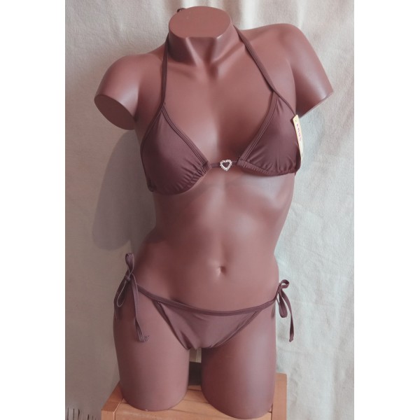 Maillot de bain 3 pièces Eros Chocolat Maillot de bain 3 pièces Eros Chocolat