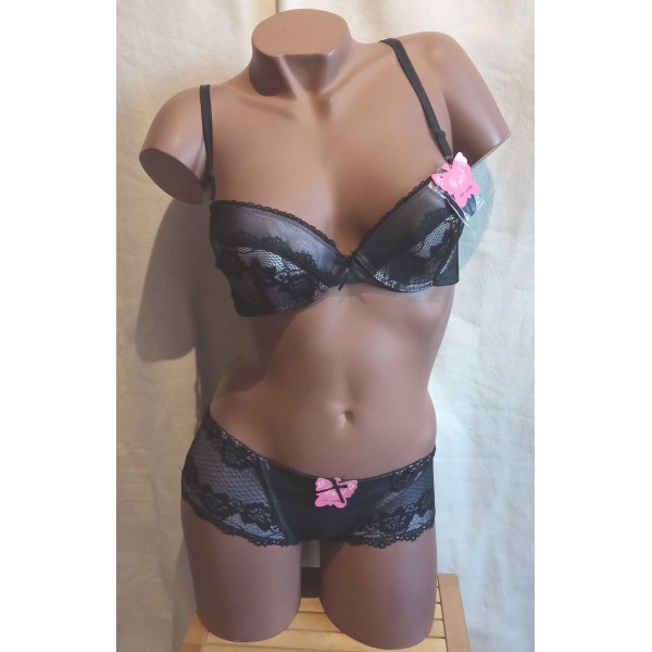 Ensemble Soutien gorge 895 Noir Ensemble Soutien gorge 895 Noir