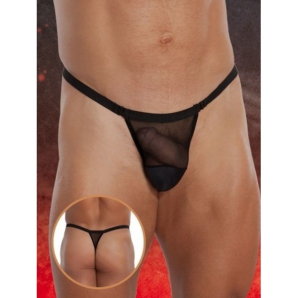 String en Micro Résille 4477 Taille unique String en Micro Résille 4477 Taille unique
